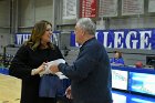 WBBall Final Four tribute  Wheaton College honored the 25th anniversary of the 1994-95 women’s basketball team that went to the NCAA final four during halftime ceremony of Wheaton’s game against Mount Holyoke College Saturday, January 18, 2020. - Photo By: KEITH NORDSTROM : Wheaton, basketball, NCAA, Final Four, 25th anniversary